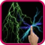 electric screen prank live wallpaper android application logo